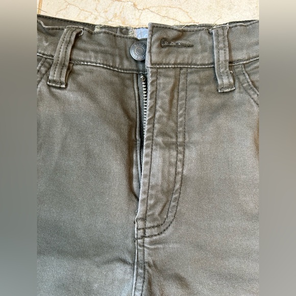 Schoffel Ladies Moleskin Breeks with Canvas Brush Pant Legs, Green/Brown, Sz 4 - Picture 4 of 13